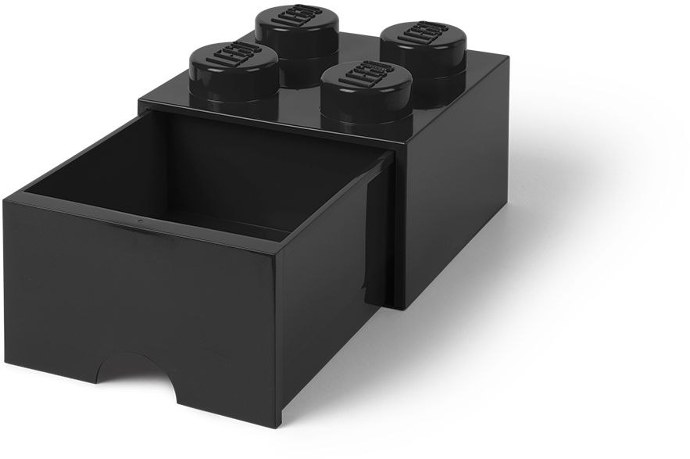 LEGO® 4 Stud Black Storage Brick Drawer