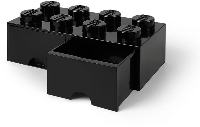 LEGO® 8 Stud Black Storage Brick Drawer