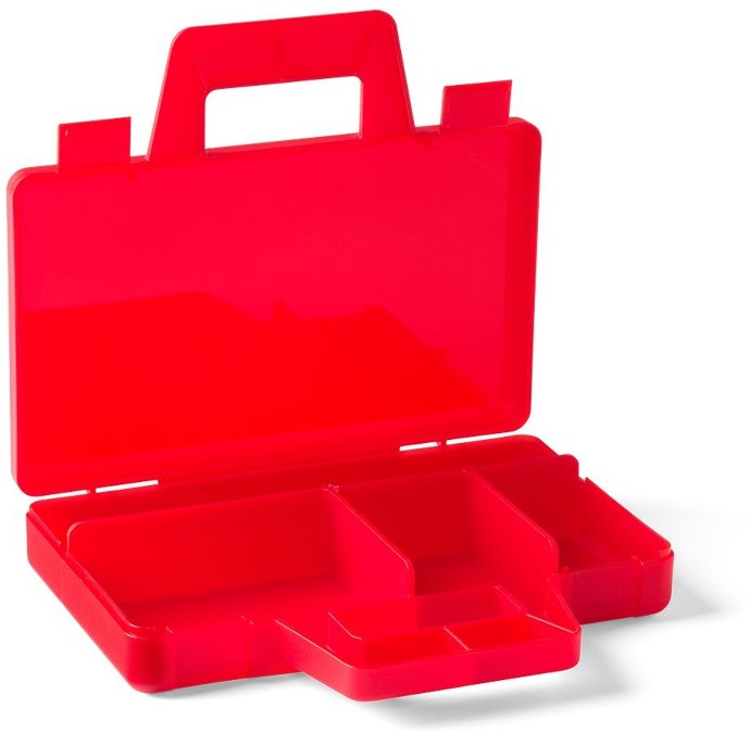 LEGO® Transparent Red Sorting Case To Go