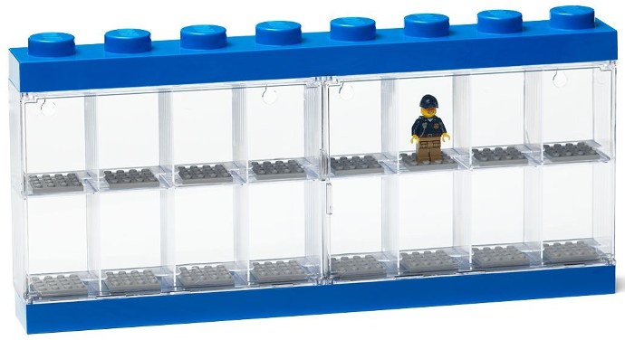 LEGO® Minifigure Display Case 16 Blue