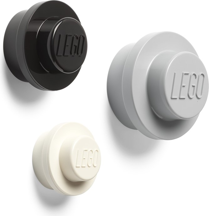 LEGO® White Black and Gray Wall Hanger Set