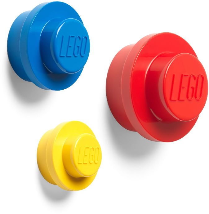 LEGO® Red, Bright Blue and Yellow Wall Hanger Set
