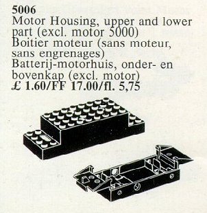 LEGO® Replacement 2-Piece Battery Motor Housing