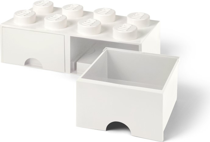 LEGO® LEGO 8 Stud White Storage Brick Drawer