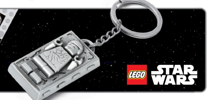 LEGO® Han Solo Carbonite Metal Keychain