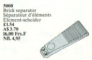 LEGO® Element Separator Grey