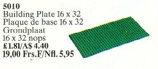 LEGO® Building Plate 16 x 32 Green