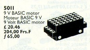 LEGO® Motor for Basic Set 810, 9V