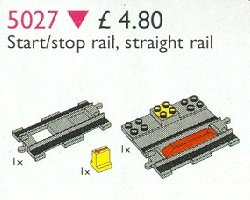LEGO® Duplo Start / Stop Rail Plus Straight Rail