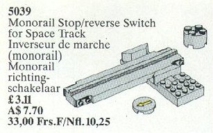 LEGO® Monorail Stop / Reverse Switch