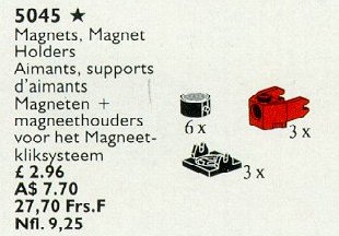 LEGO® Magnets, Magnet Holders