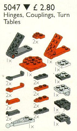 LEGO® Hinges, Couplings and Turntables