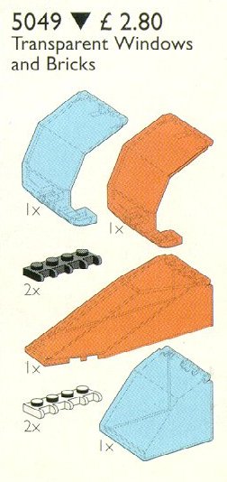 LEGO® Transparent Windows and Bricks