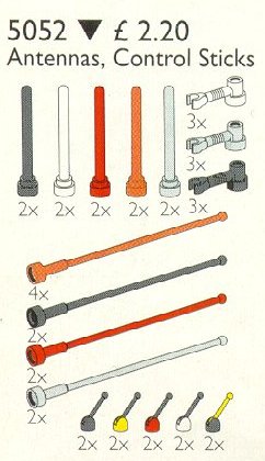 LEGO® Antennas and Control Sticks