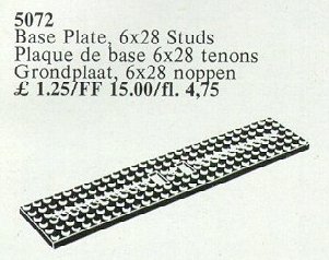 LEGO® Long Wagon or Carriage Base 6 x 28