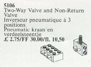 LEGO® Two-Way Valve and Non-Return Valve