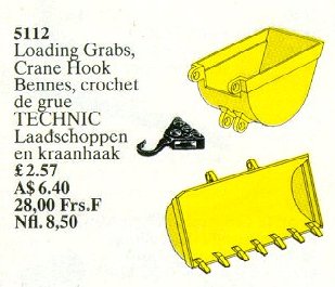 LEGO® Loading Grabs, Crane Hook
