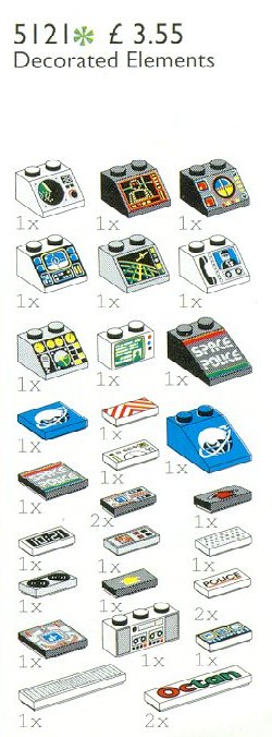 LEGO® Decorated Elements