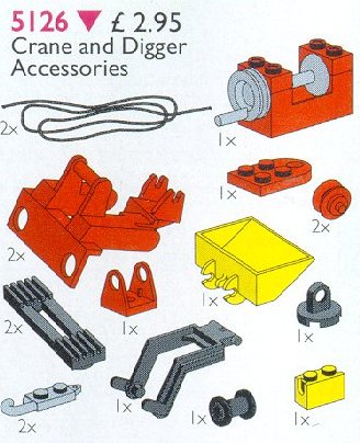 LEGO® Crane and Digger Accessories