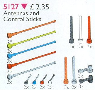 LEGO® Antennas and Control Sticks