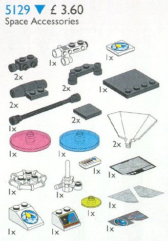 LEGO® Space Accessories (Exploriens)