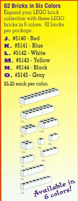 LEGO® Basic Bricks White
