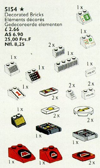 LEGO® Decorated Elements