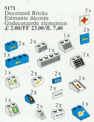 LEGO® Decorated Elements
