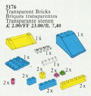 LEGO® Transparent Bricks