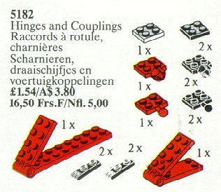 LEGO® Hinges and Couplings