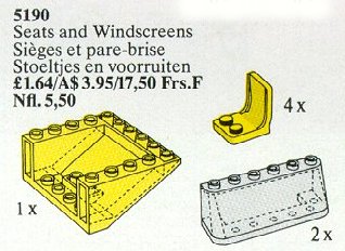 LEGO® Seats and Windscreens