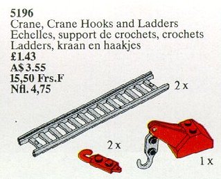LEGO® Crane, Crane Hooks and Ladders