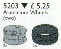 LEGO® Technic Alloy Wheels (and Tyres)