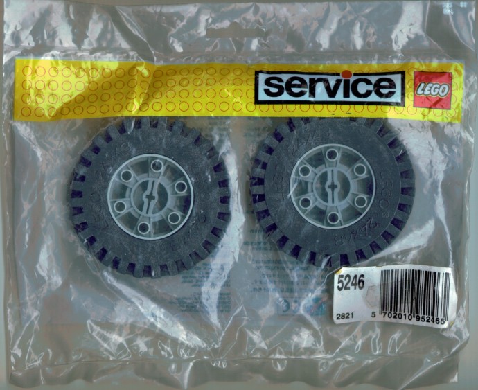 LEGO® 2 Tyres and Hubs 81 mm