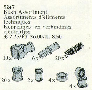 LEGO® Bushes, Piston Rods and Toggle Joints