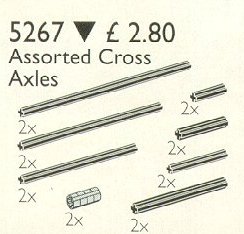 LEGO® Assorted Cross Axles