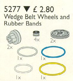 LEGO® Wedge Belt, Pulleys and V-Belts