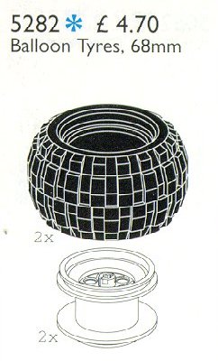 LEGO® Balloon Tyres 68.8 mm
