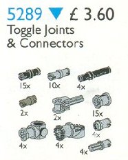 LEGO® Toggle Joints and Connectors