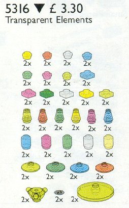 LEGO® Transparent Accessories