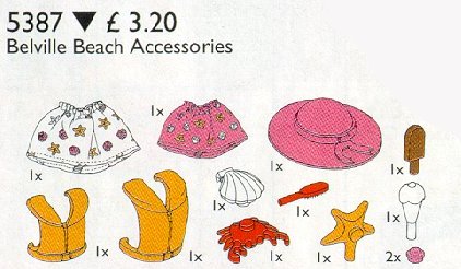 LEGO® Belville Beach Accessories