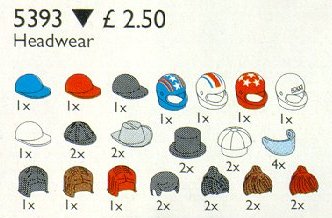 LEGO® Headgear (Hats and Hair)