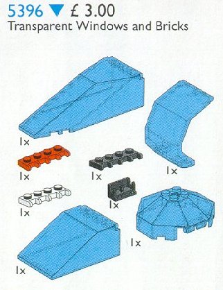 LEGO® Transparent Windows and Bricks