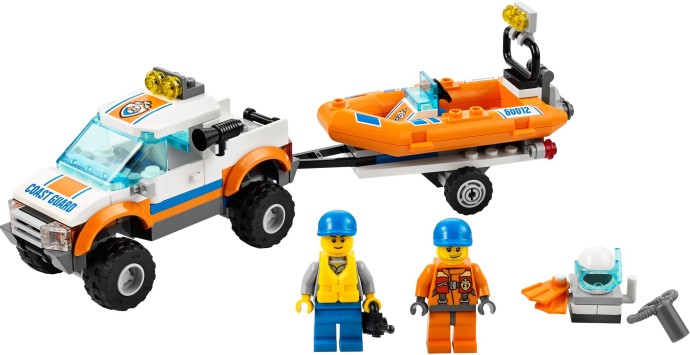 LEGO® Coast Guard 4x4 & Diving Boat
