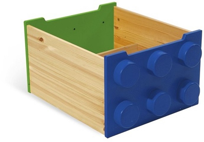 LEGO® Rolling Storage Box - Blue/Green