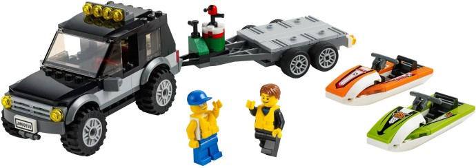 LEGO® SUV with Watercraft