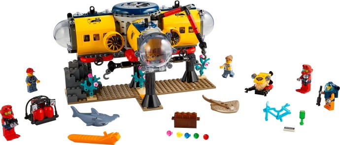 LEGO® {Underwater research station}