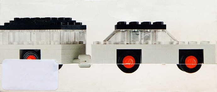 LEGO® White Car and Camper