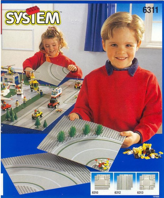 LEGO® Road Plates, Curved