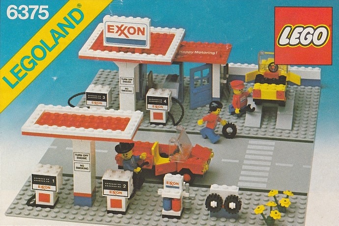 LEGO® Exxon Gas Station
